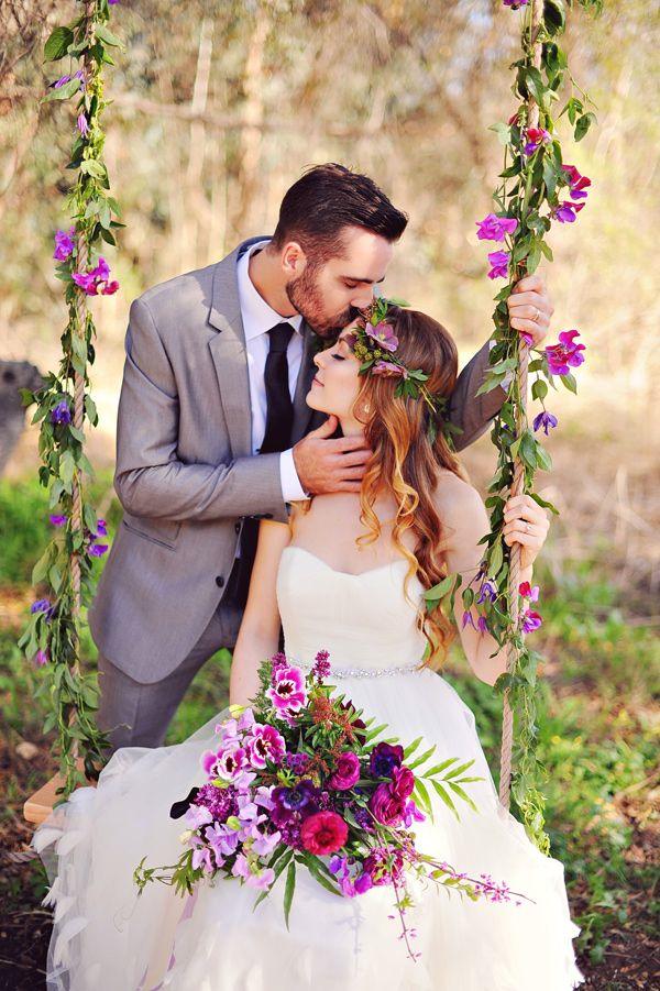 bold wedding flowers